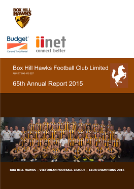 Box Hill Hawks Football Club Limited