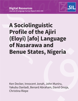 Language of Nasarawa and Benue States, Nigeria