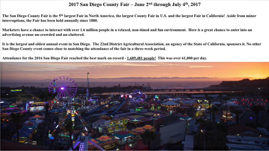 June 2 Nd Through July 4Th, 2017