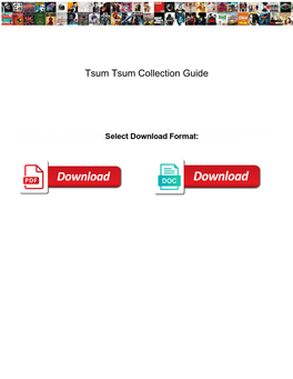Tsum Tsum Collection Guide