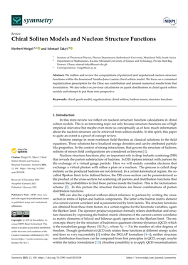 Chiral Soliton Models and Nucleon Structure Functions