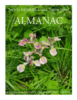 Society for Pacific Coast Native Irises ALMANAC