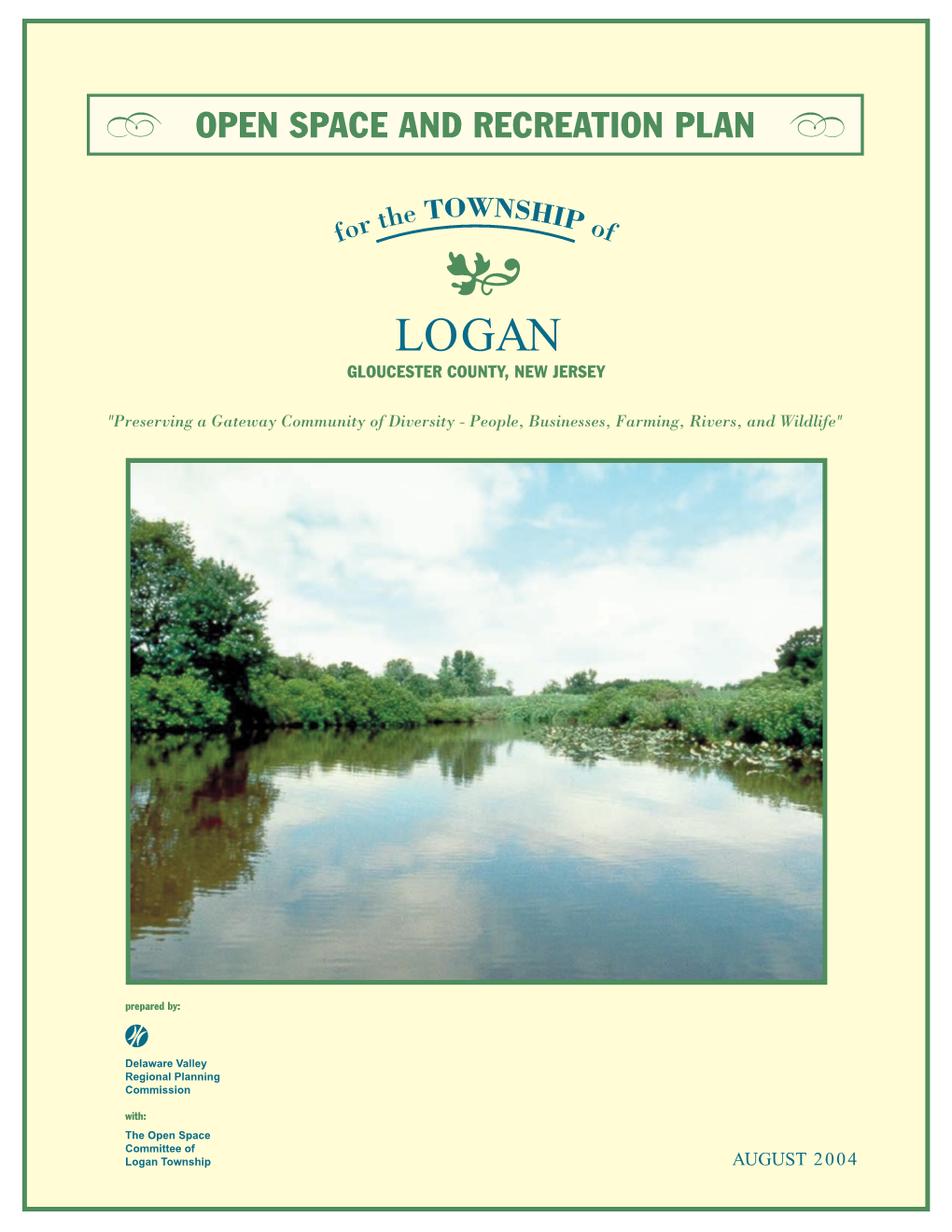 Open Space & Recreation Plan for Logan Township, Gloucester