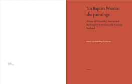 Jan Baptist Weenix: the Paintings