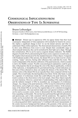 Cosmological Implications from Observations of Type Ia Supernovae