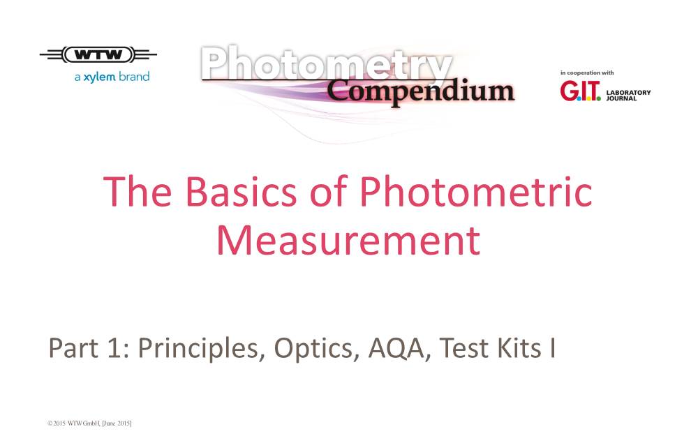 The Basics of Photometric Measurement