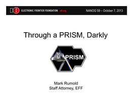 Through a PRISM, Darkly(PDF)