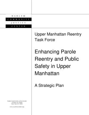 Enhancing Parole Reentry and Public Safety in Upper Manhattan