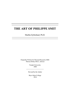 The Art of Philippe Smit