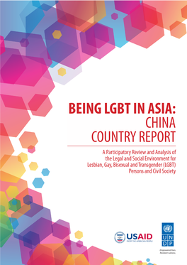 Being Lgbt in Asia: China Country Report