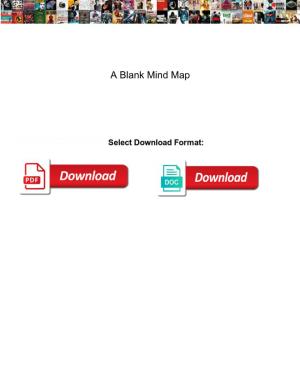 A Blank Mind Map
