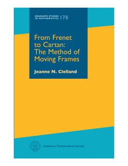 From Frenet to Cartan: the Method of Moving Frames