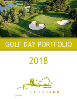 Golf Day Portfolio 2018