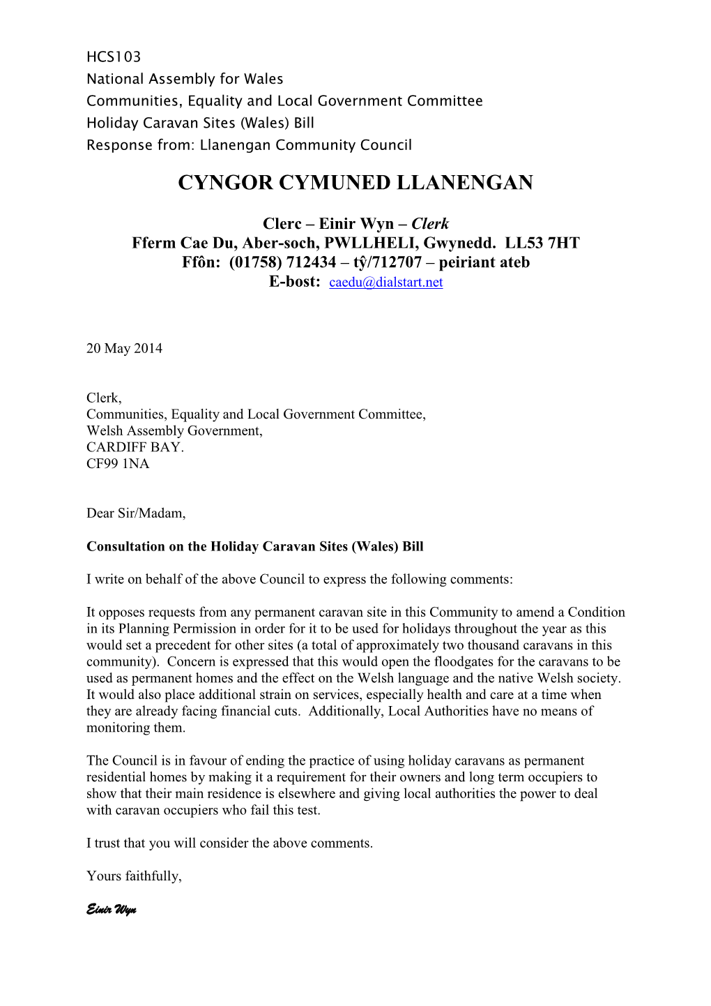 Cyngor Cymuned Llanengan