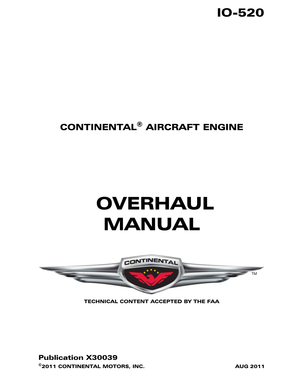 IO-520 Overhaul Manual