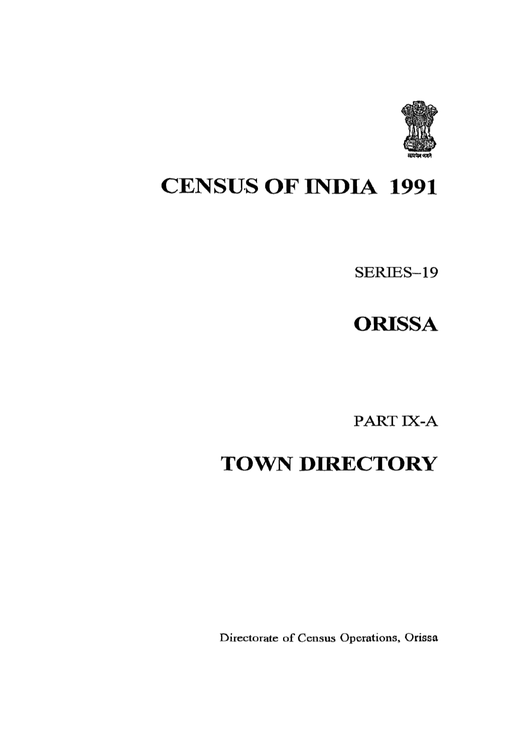 Census of India 1991