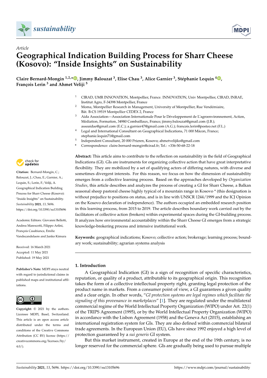 Kosovo): “Inside Insights” on Sustainability