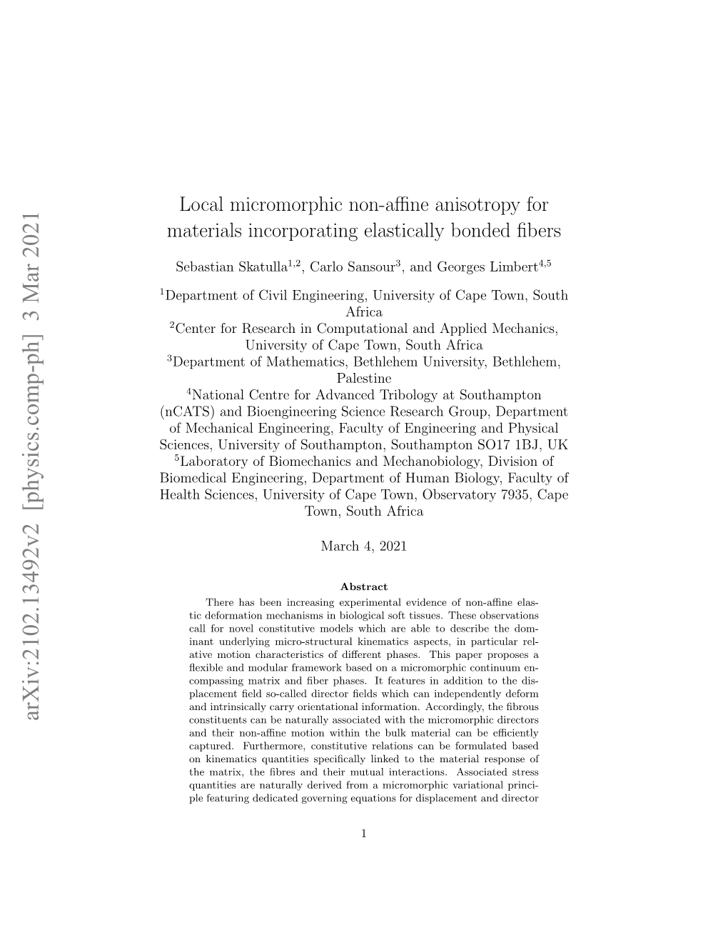 Arxiv:2102.13492V2 [Physics.Comp-Ph] 3 Mar 2021