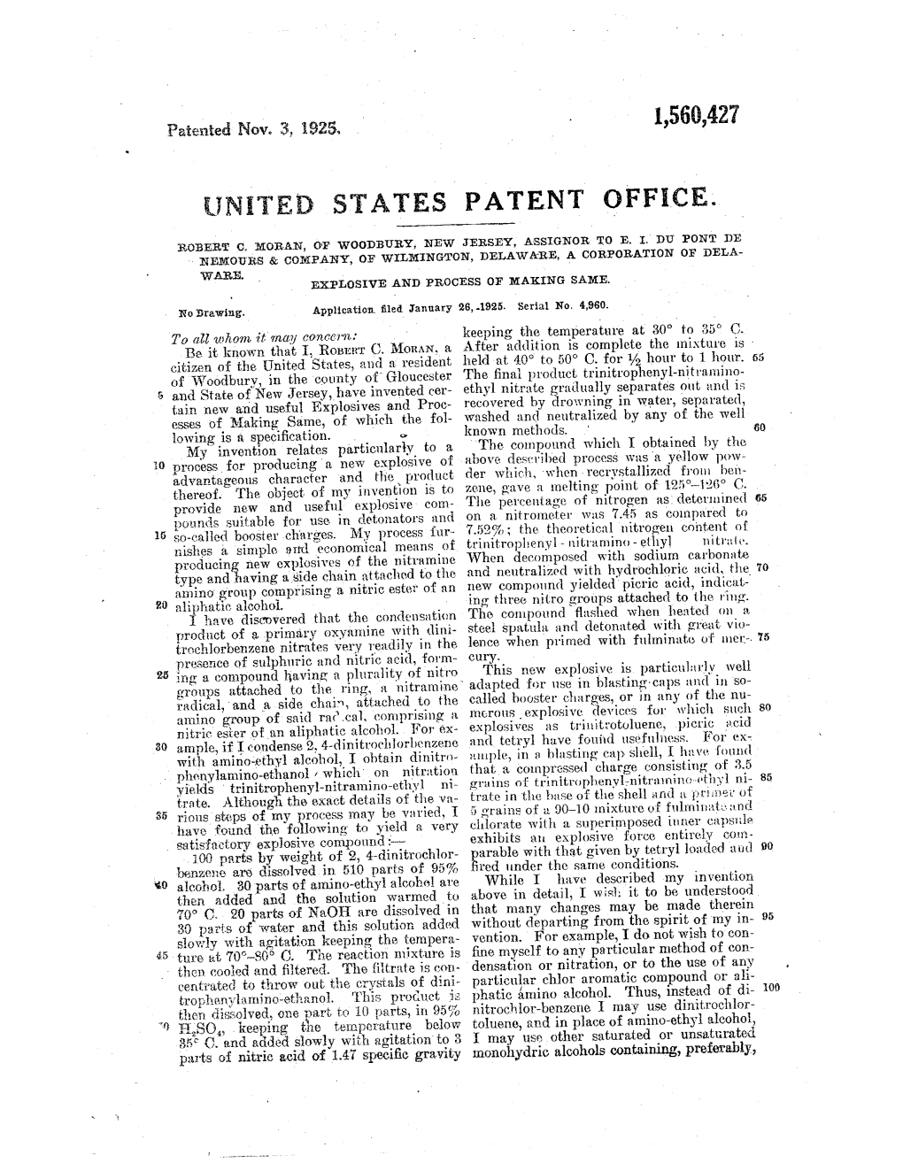 UNITED STATES PATENT OFFICE. Iriotbert C