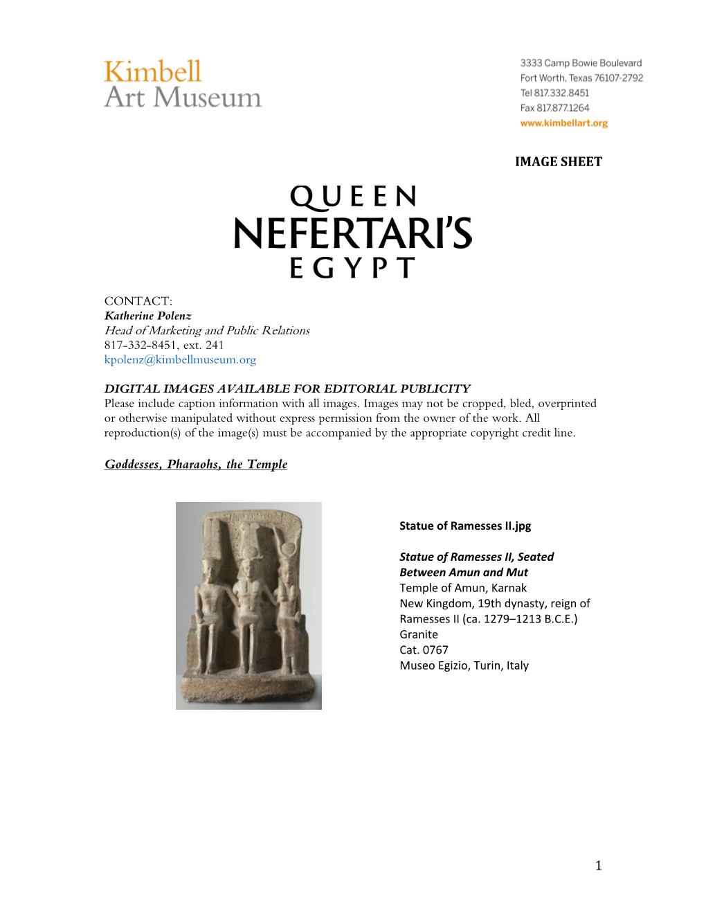 Queen Nefertari's Egypt Image Sheet FINAL