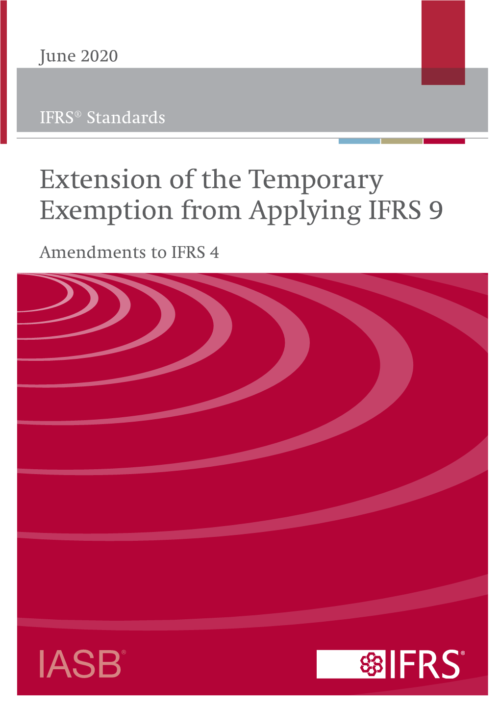 Extension of the Temporary Exemption from Applying IFRS 9