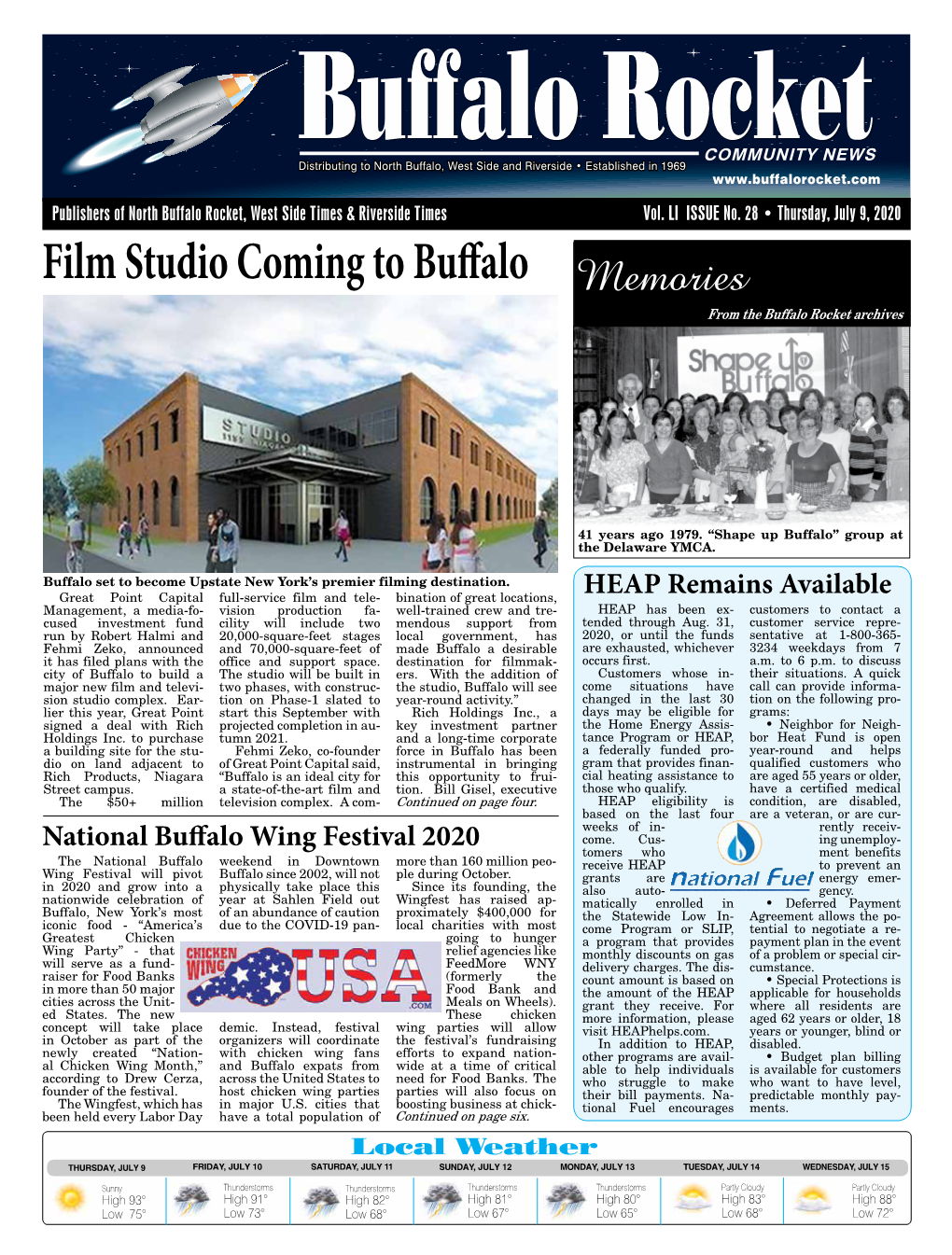 Film Studio Coming to Buffalo Memories from the Buffalo Rocket Archives