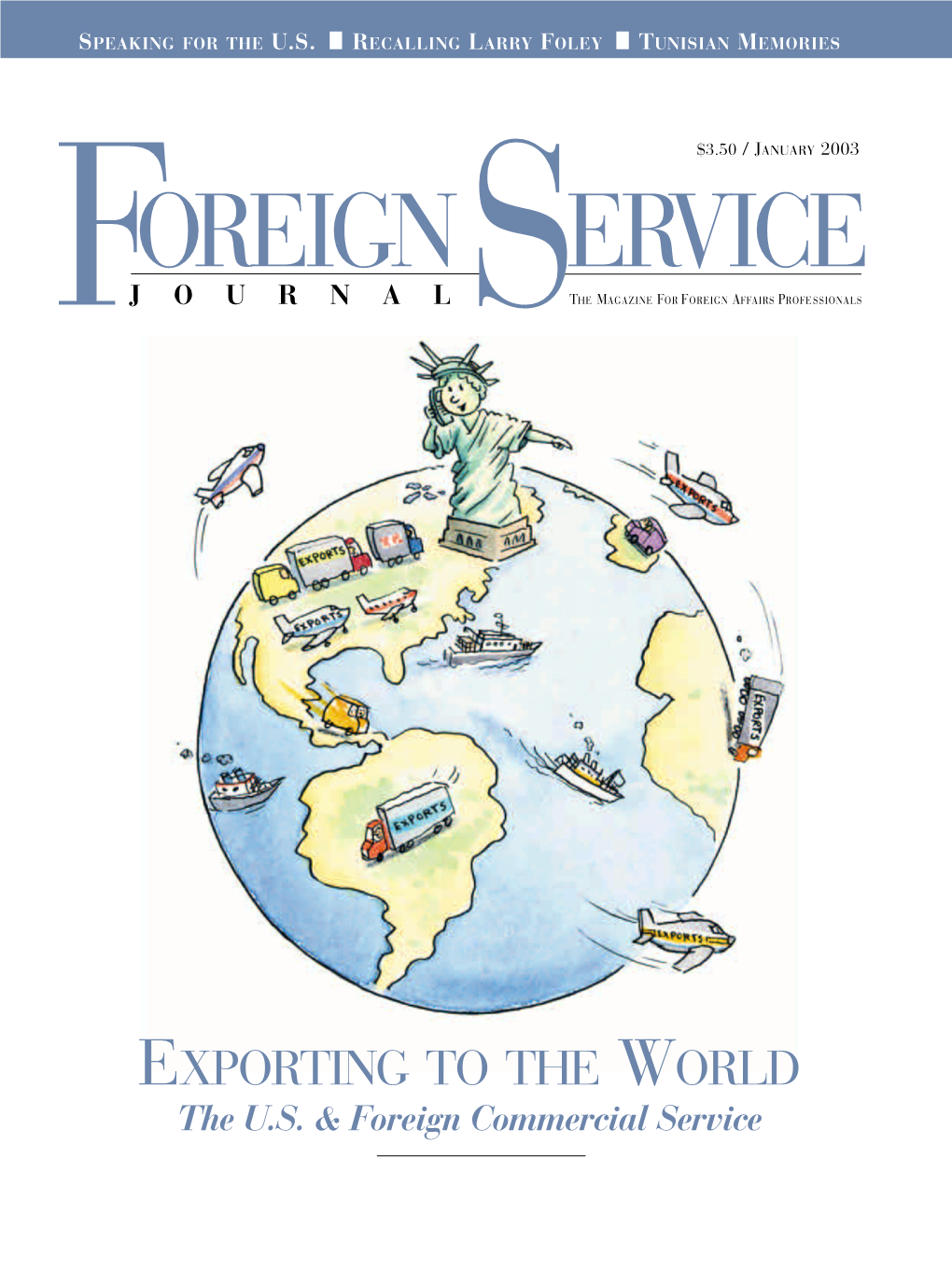 The Foreign Service Journal, January 2003