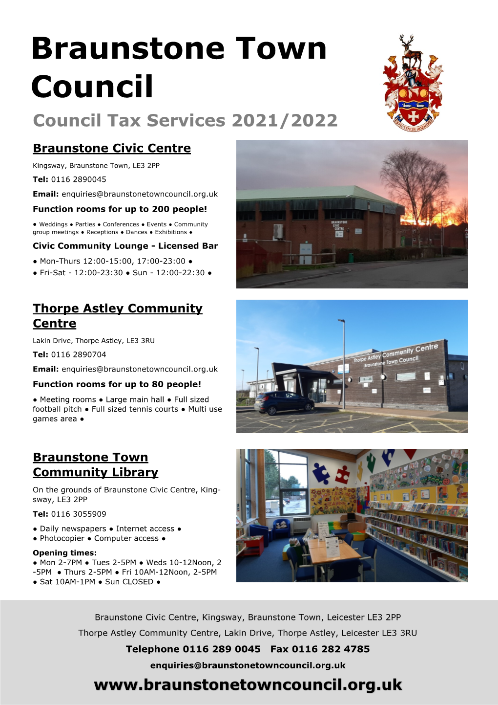 Braunstone Parish Leaflet 2021