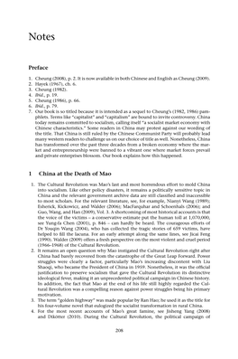 Preface 1 China at the Death Of