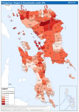 Region 8 Households Under 4Ps Sorsogon Biri 950