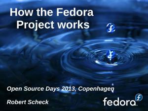How the Fedora Project Works