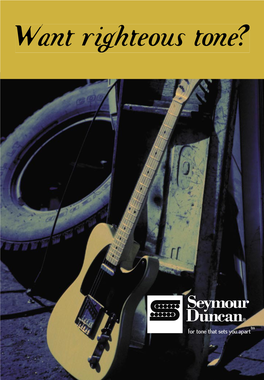2004 Seymour Duncan Catalog