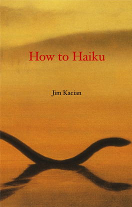 Kacian How to Haiku.Pdf