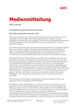 Pressemitteilung DEL2