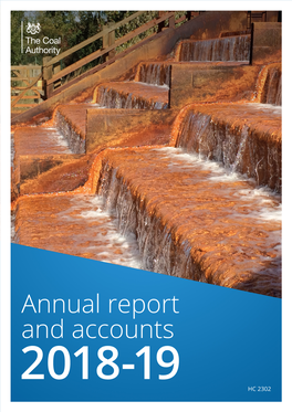 The Coal Authority Annual Report and Accounts 2018-19