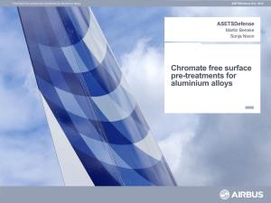 Chromate Free Surface Pre-Treatments for Aluminium Alloys Asetsdefense Dec