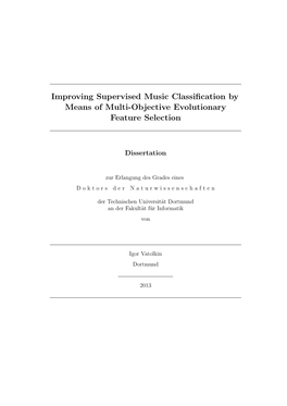Improving Supervised Music Classification by Means of Multi