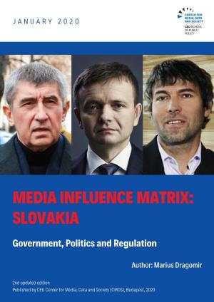 Media Influence Matrix Slovakia