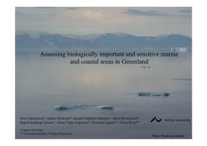 Assessing Biologically Important and Sensitive Marine and Coastal Areas in Greenland