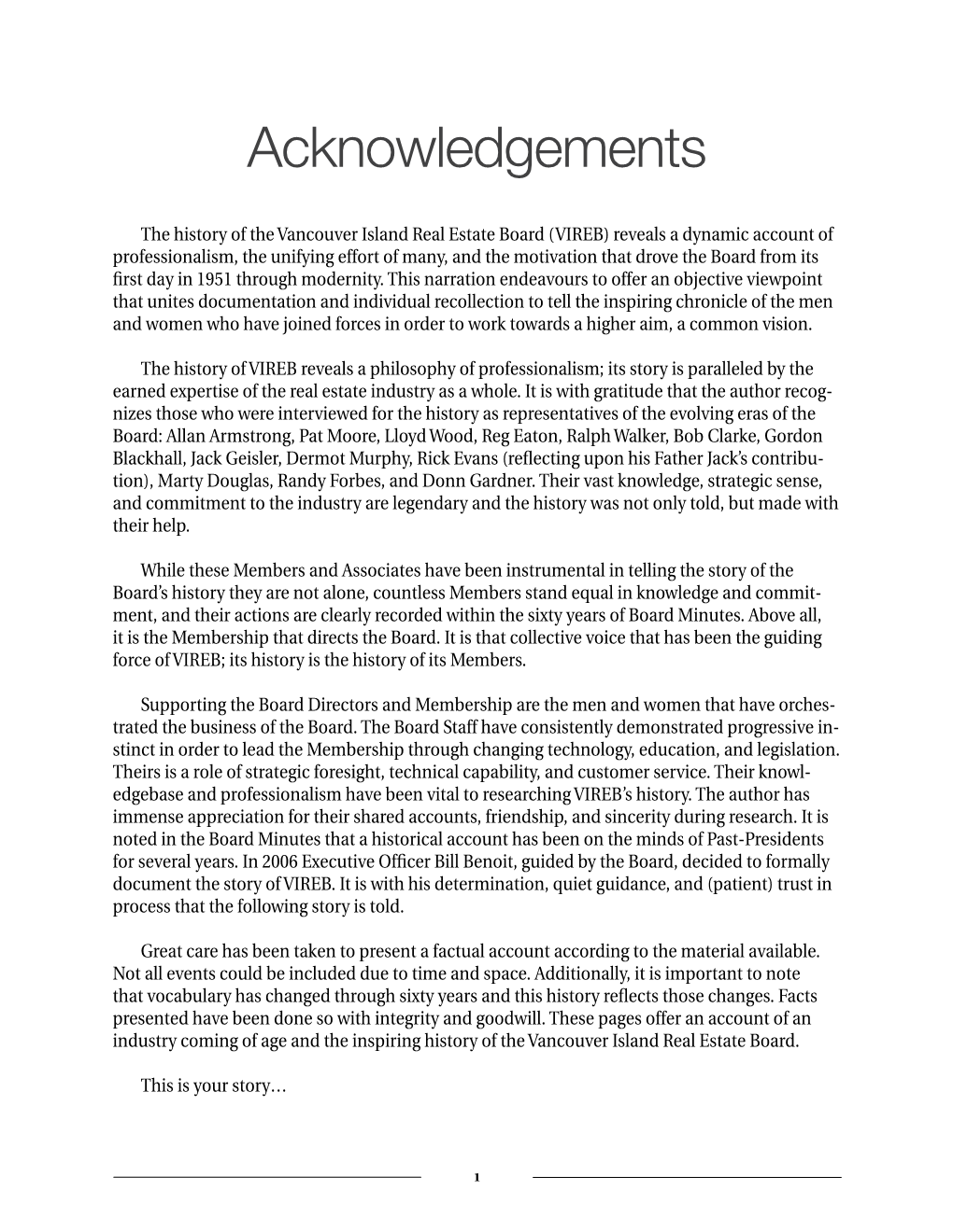 Acknowledgements