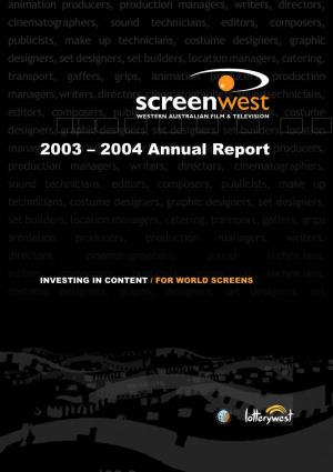 SWT 2003-04 Areport.Indd
