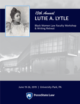 Lutie Lytle 2019 Program