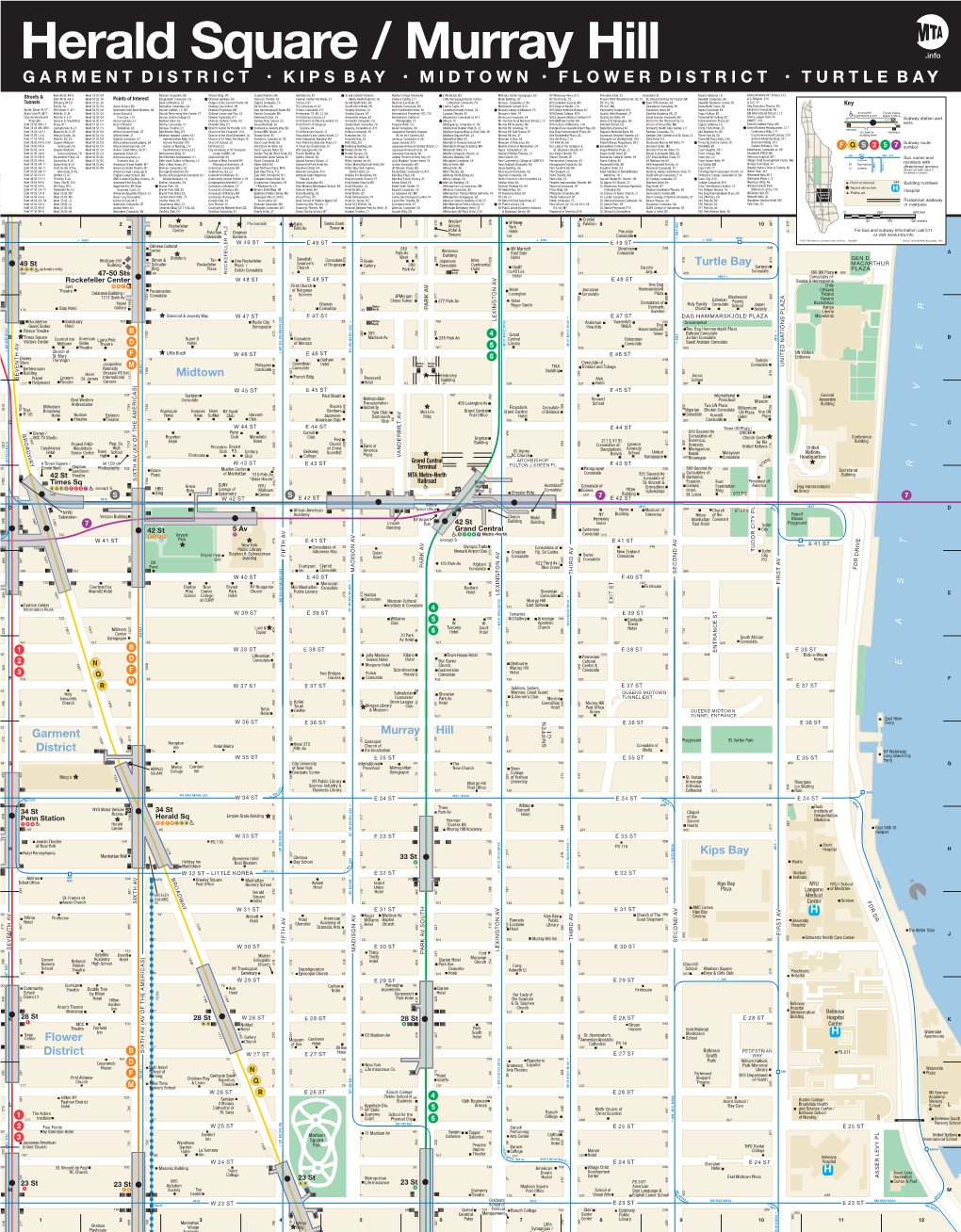 MTA Neighborhood Maps: Herald Square / Murray Hill
