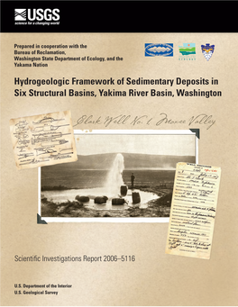 Hydrogeologic Framework of Sedimentary Deposits in Six Structural Basins, Yakima River Basin, Washington