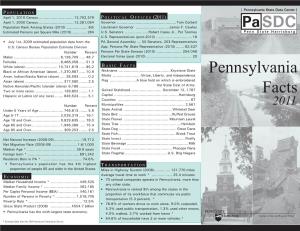 Pennsylvania Facts 2011