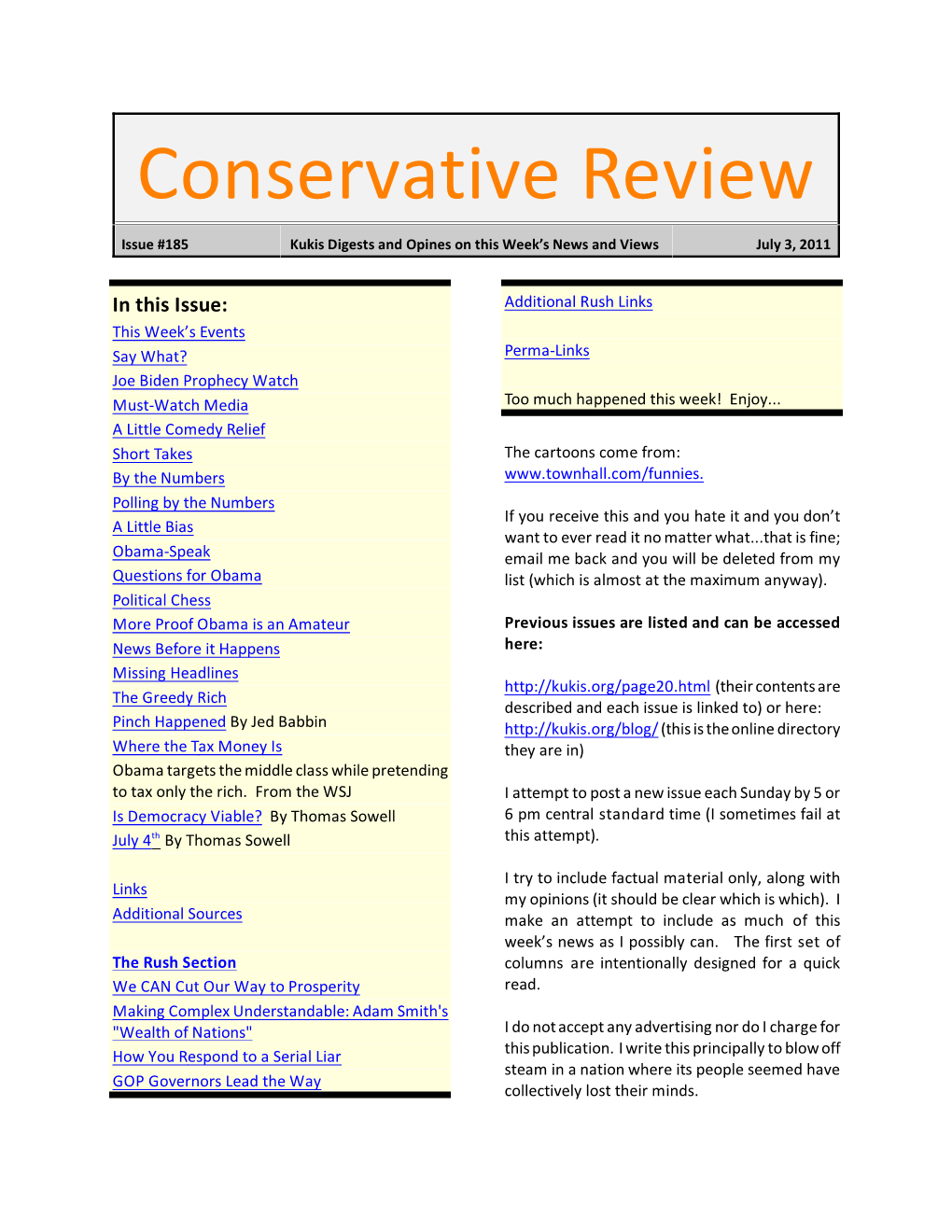 Conservative Review