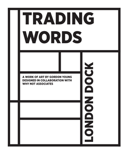 Trading Words Took Shape