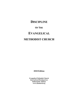 Discipline Evangelical Methodist Church