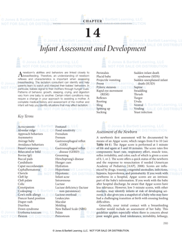 Infant Assessment and Development