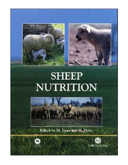 Sheep Nutrition.Pdf